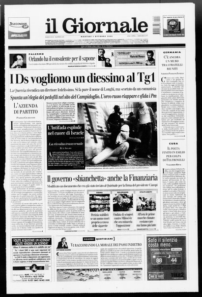 Il giornale : quotidiano del mattino